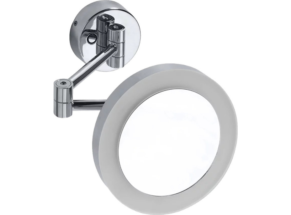 Sapho X-ROUND kosmetické zrcátko s LED osvětlením ø 200mm, kulaté, chrom XR016