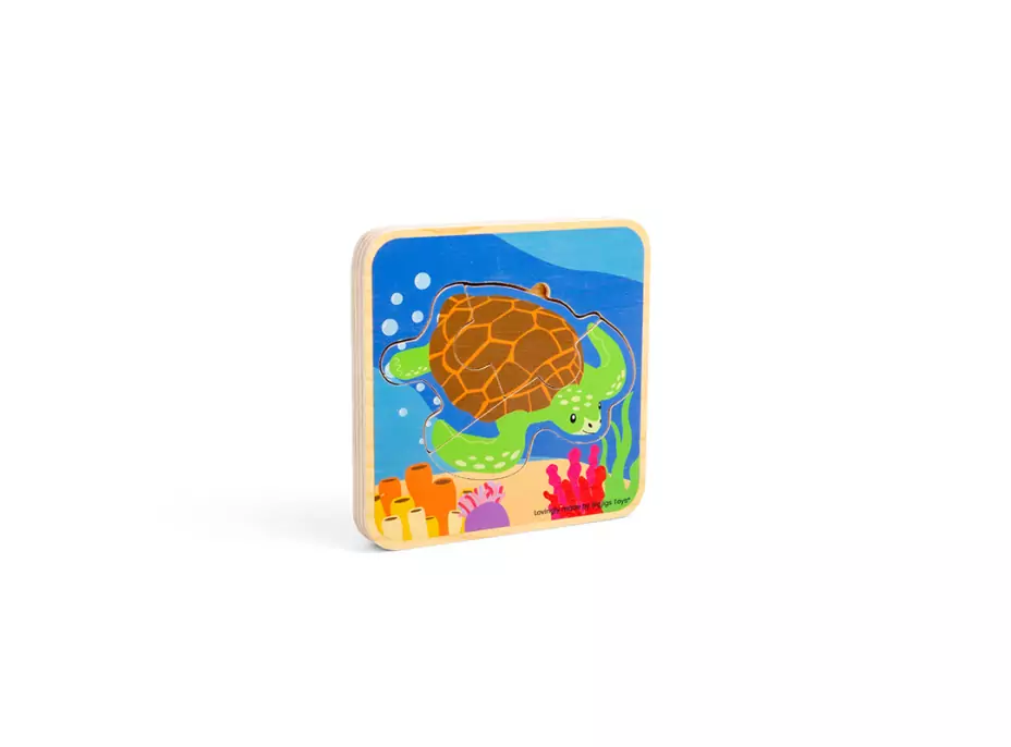 Bigjigs Toys Puzzle Životní cyklus želvy