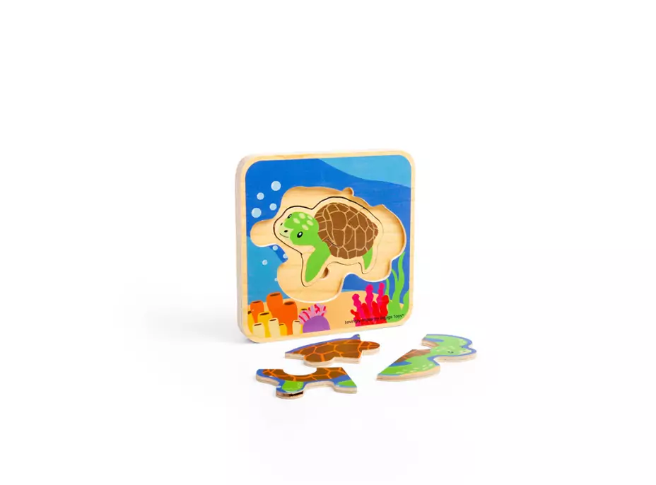 Bigjigs Toys Puzzle Životní cyklus želvy