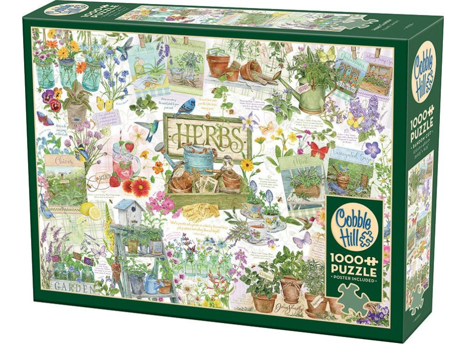 COBBLE HILL Puzzle Bylinková zahrádka 1000 dílků