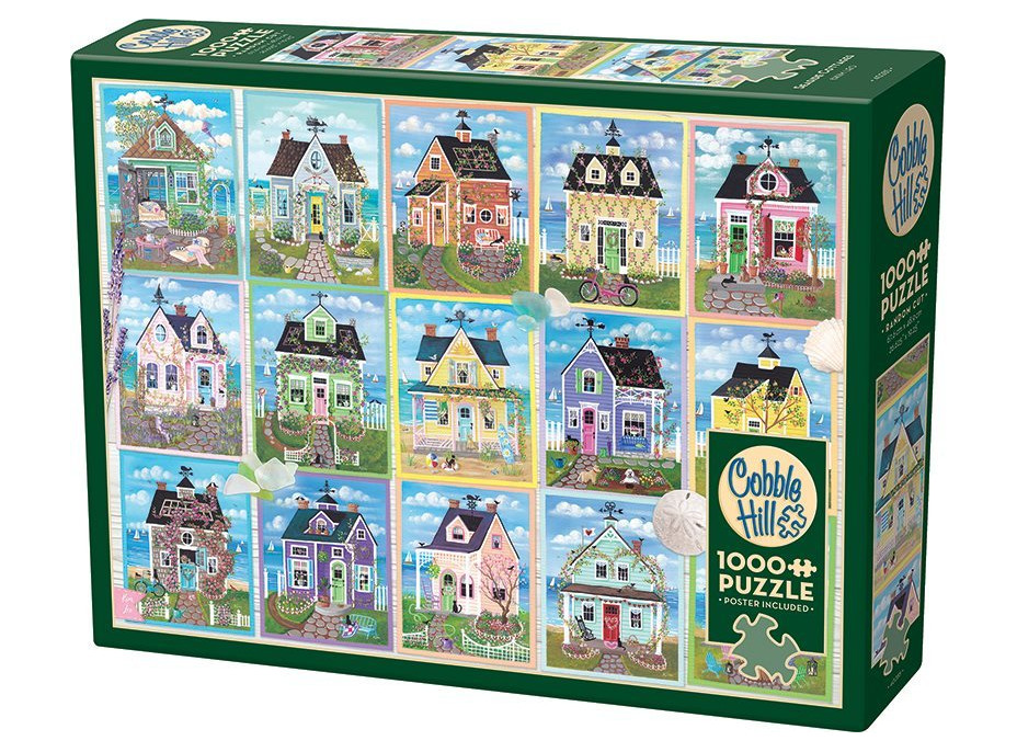 COBBLE HILL Puzzle Domky u moře 1000 dílků