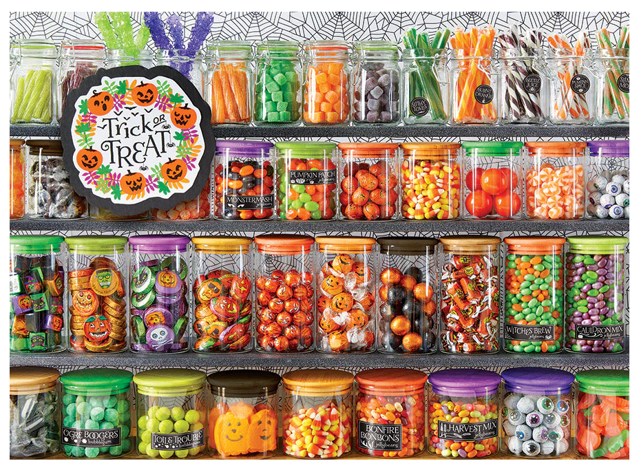COBBLE HILL Puzzle Halloween: Trick or Treat 1000 dílků