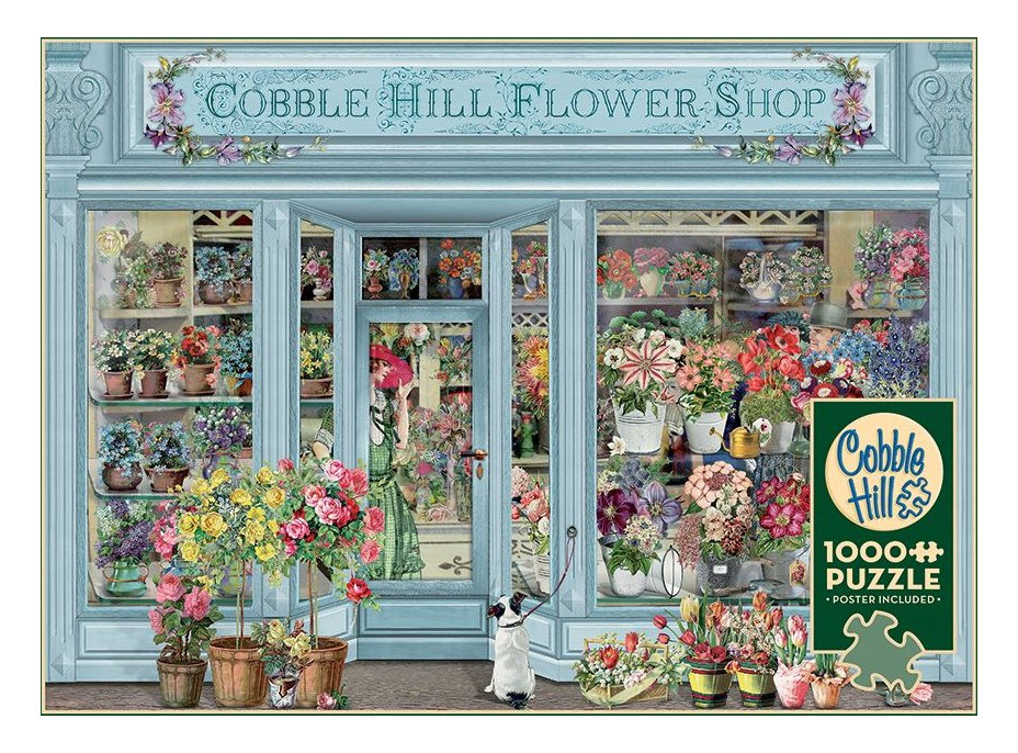 COBBLE HILL Puzzle Pařížské květiny 1000 dílků