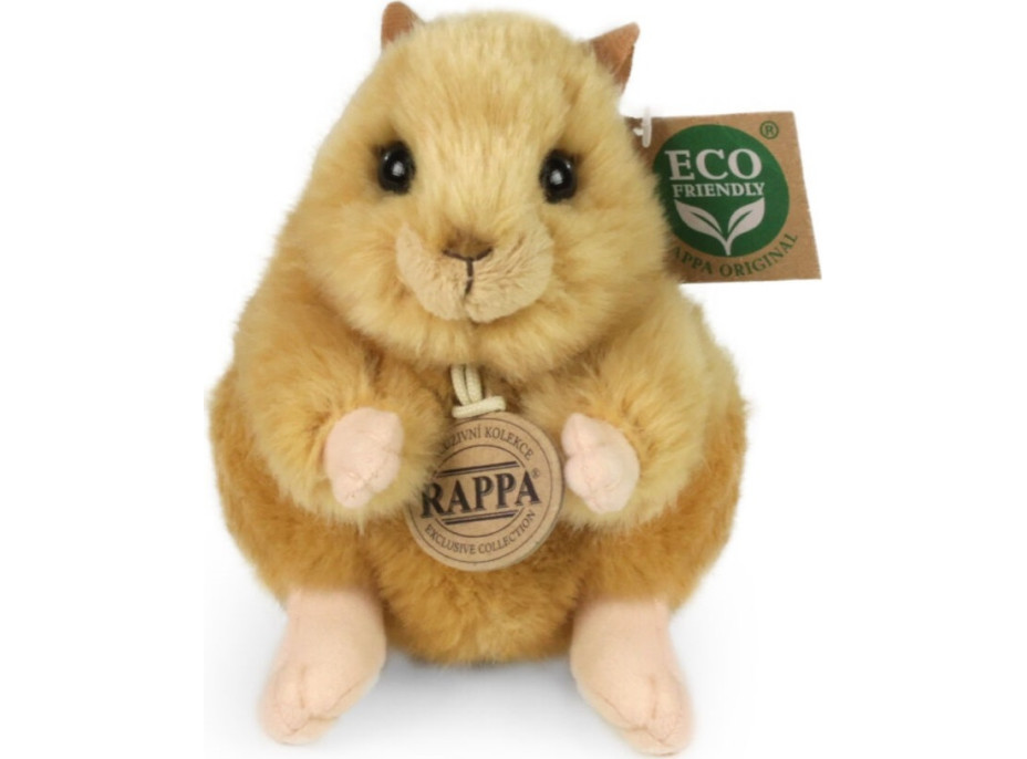 Rappa Plyšový křeček zlatý 16 cm ECO-FRIENDLY