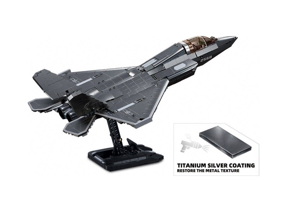 Sluban Stealth Aircraft Metal, verze s kovovým povlakem J-35S M38-B1186