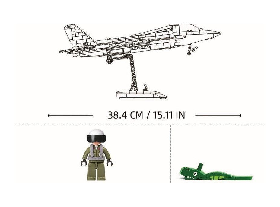 Sluban Stealth Aircraft Metal, verze s kovovým povlakem J-35S M38-B1186