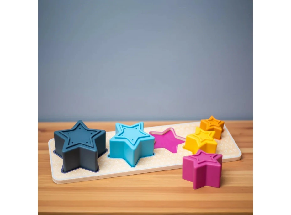 Bigjigs Toys Vkládací puzzle Hvězdy