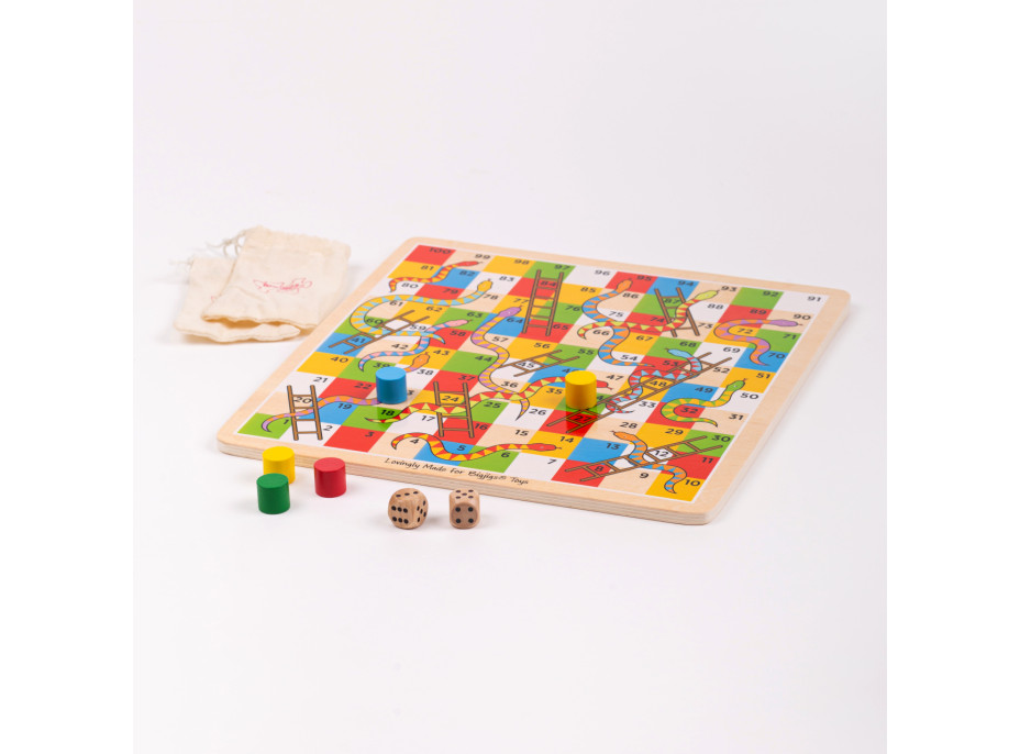 Bigjigs Toys Žebříky a hadi 2