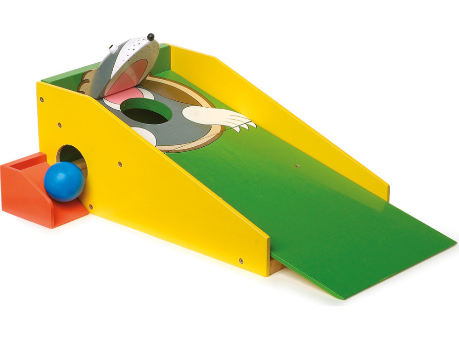 small foot Bláznivý minigolf Krtek otevřená pusa