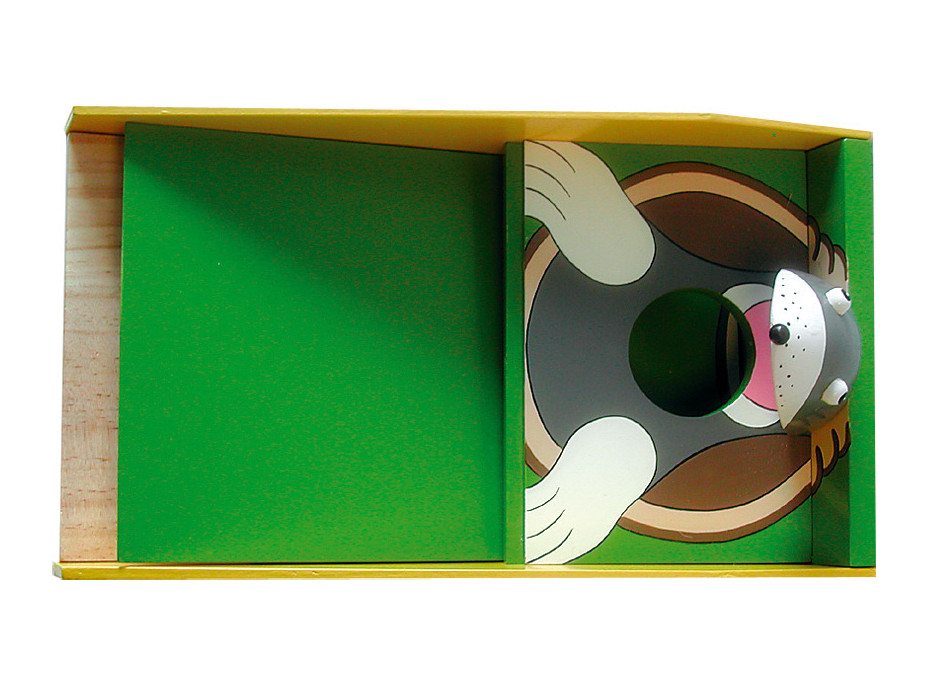 small foot Bláznivý minigolf Krtek otevřená pusa