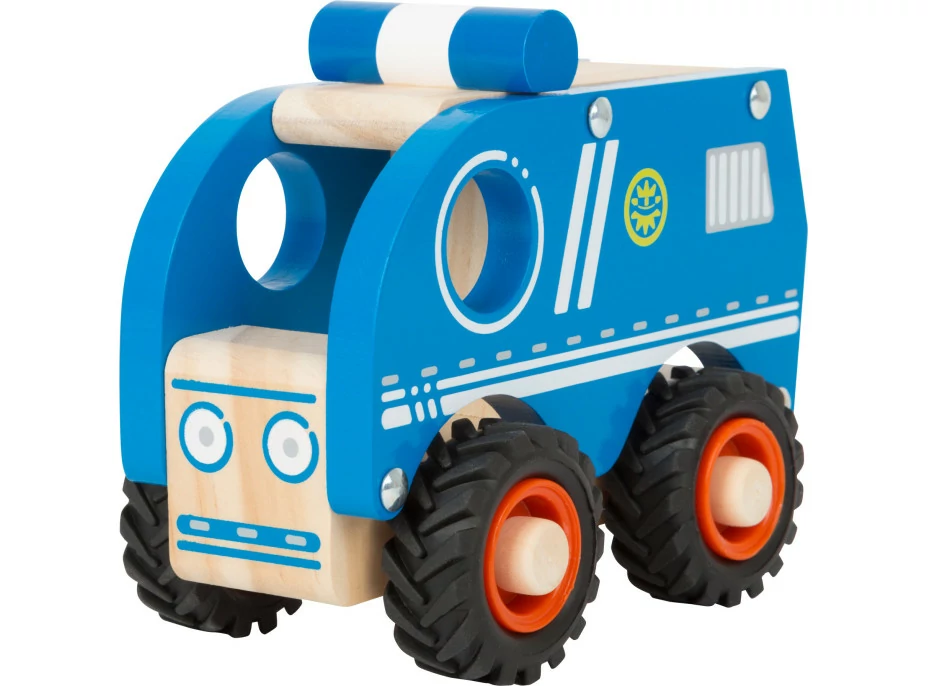 small foot Dřevěné policejní auto