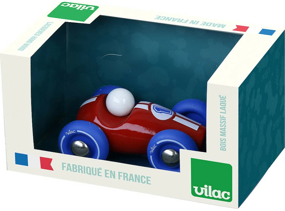 Vilac Dřevěné závodní mini auto 1 ks