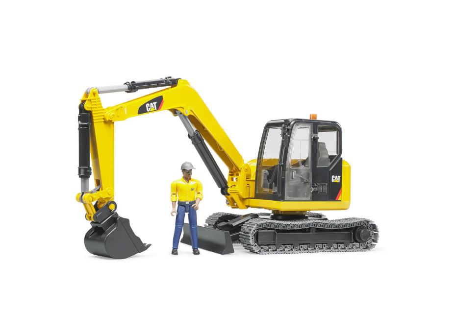 Bruder Minibagr CAT s figurkou