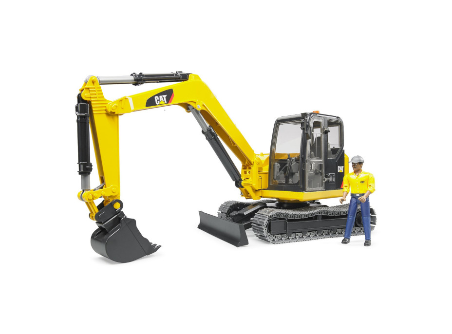 Bruder Minibagr CAT s figurkou