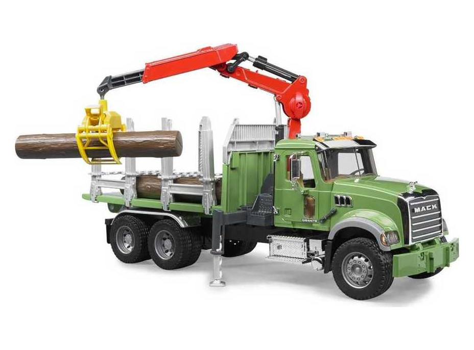 Bruder Nákladní auto MACK Granit přepravník dřeva
