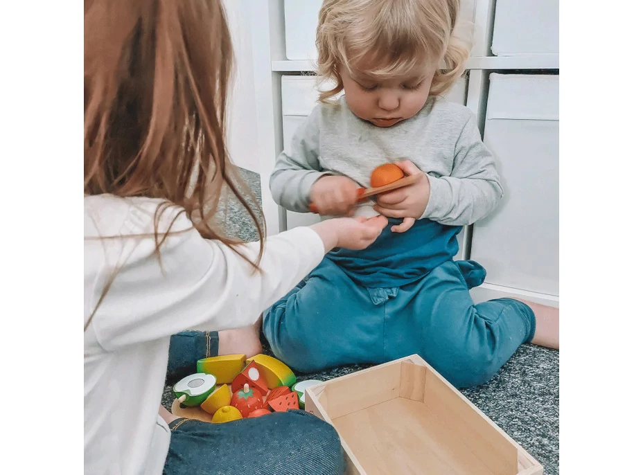 Bigjigs Toys Krájecí ovoce v krabičce