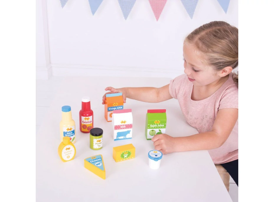 Bigjigs Toys Sada čerstvých potravin