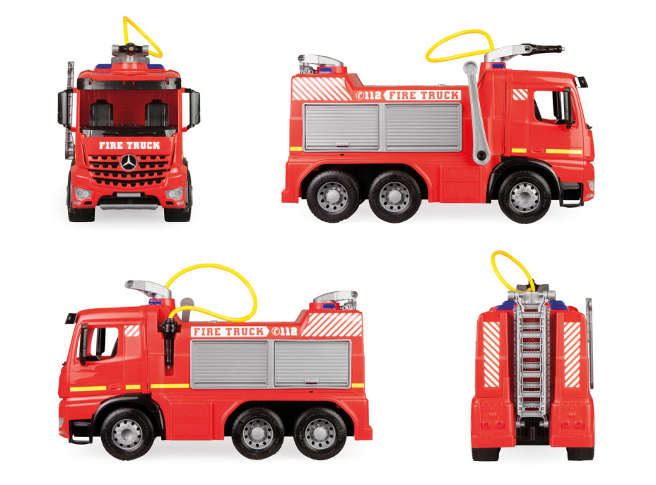 Lena MAXI Mercedes hasičské auto Arocs, ozdobný karton