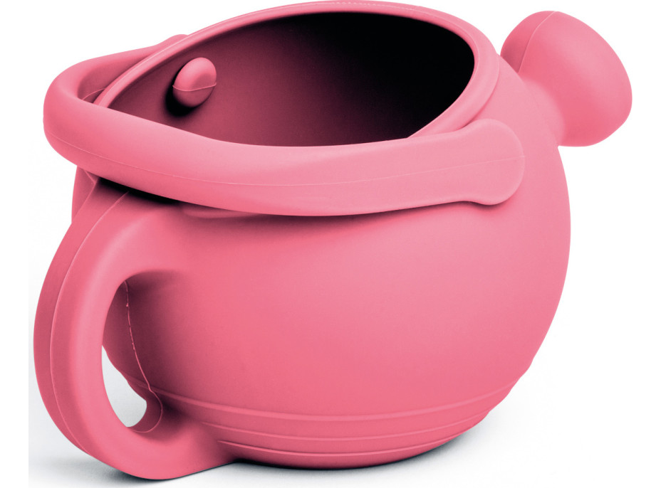 Bigjigs Toys Silikonová konvička růžová Coral
