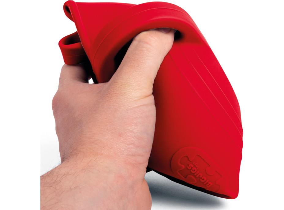 Bigjigs Toys Silikonová konvička červená Cherry