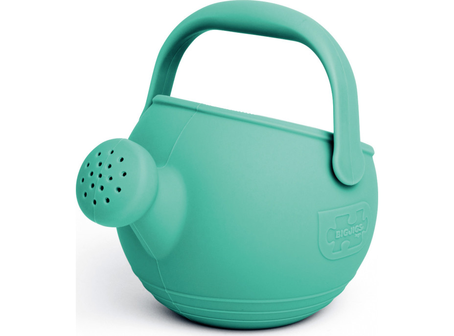Bigjigs Toys Silikonová konvička zelená Eggshell