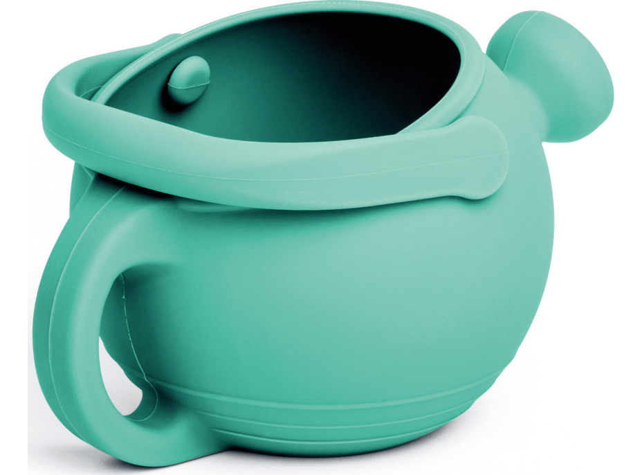 Bigjigs Toys Silikonová konvička zelená Eggshell