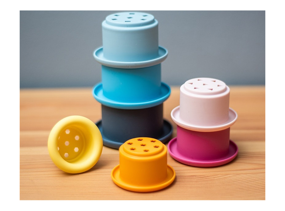 Bigjigs Toys Stohovací poháry