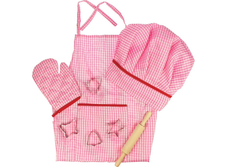 Bigjigs Toys Růžový set šéfkuchařky