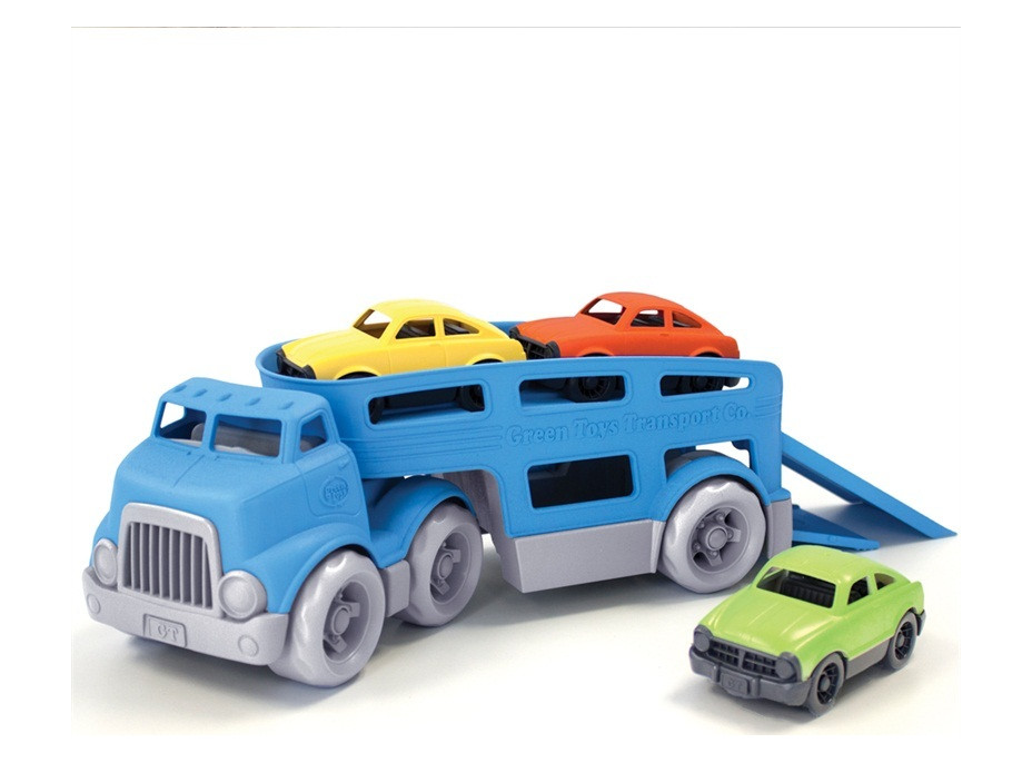 Green Toys Tahač s autíčky