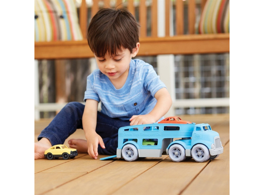 Green Toys Tahač s autíčky