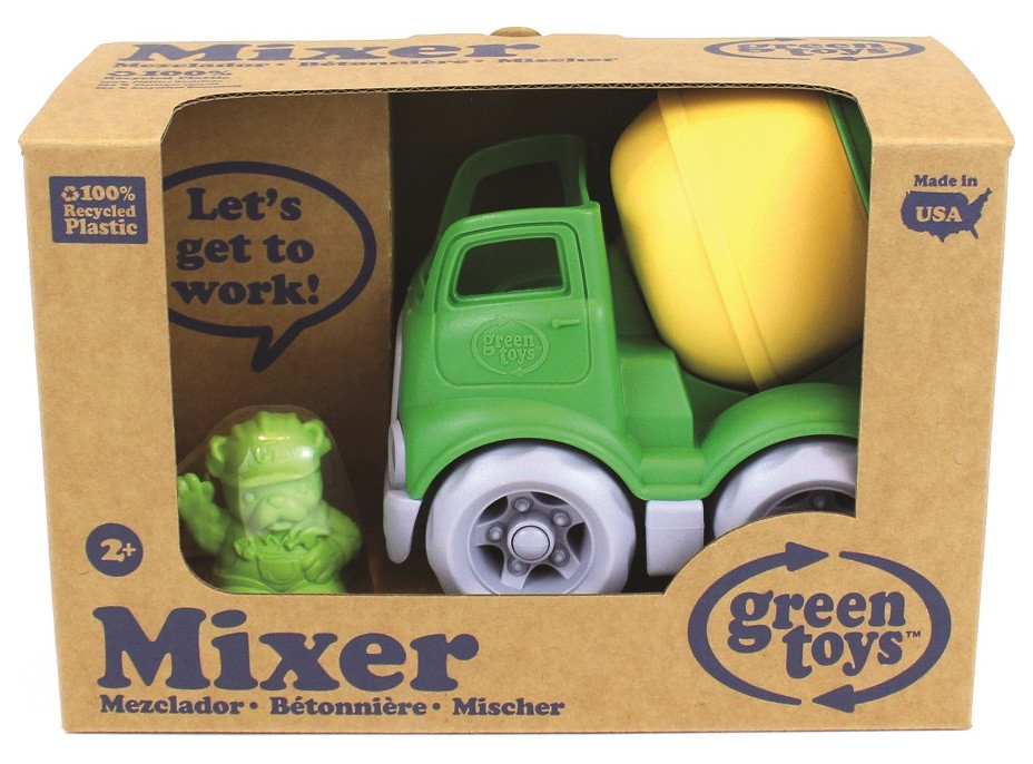 Green Toys domíchávač žlutý