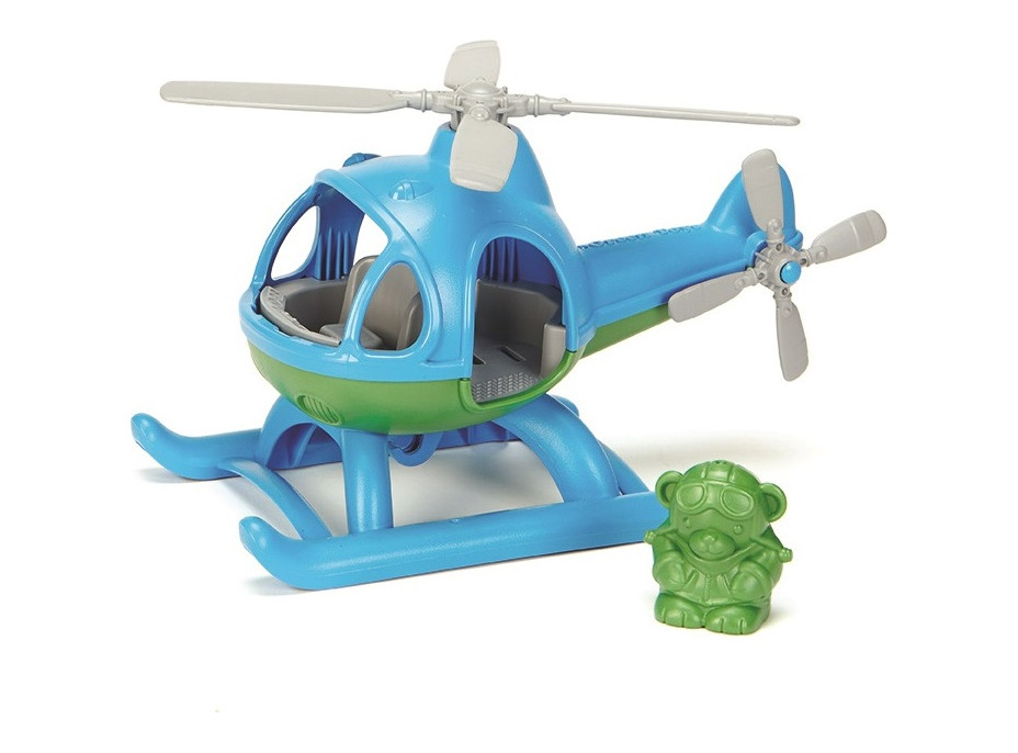 Green Toys Vrtulník modrý