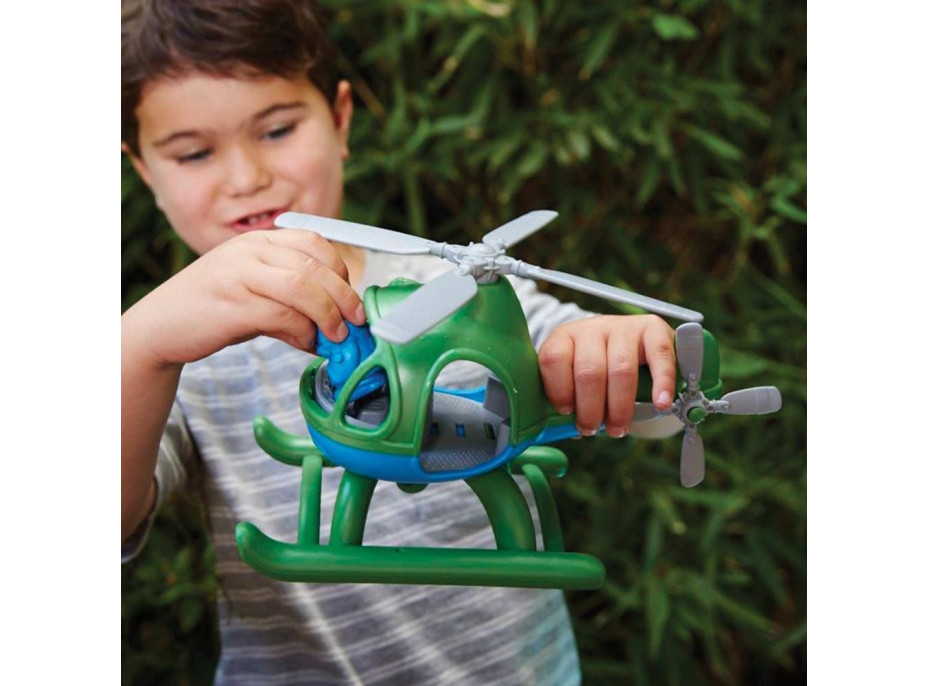 Green Toys Vrtulník modrý