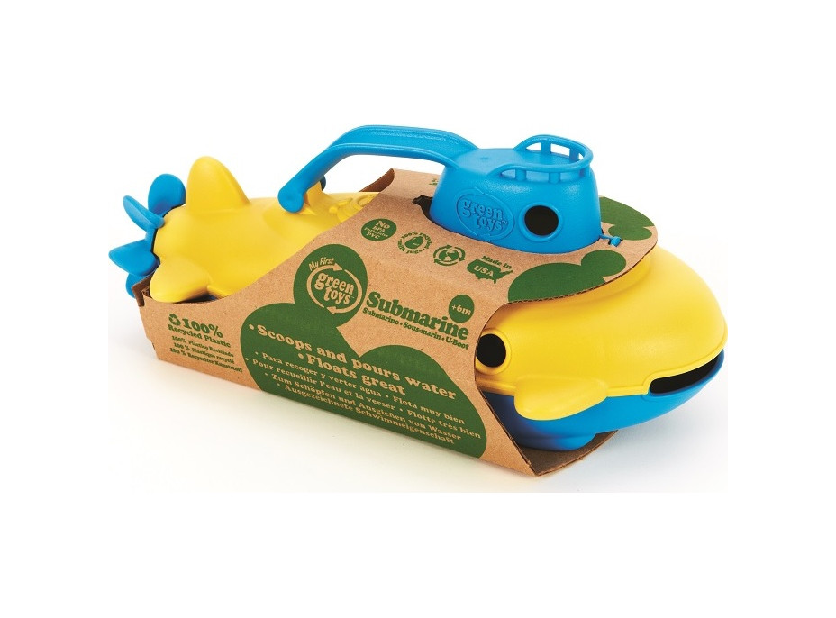 Green Toys Ponorka modrá rukojeť