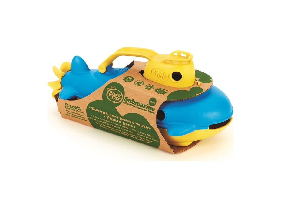 Green Toys Ponorka žlutá rukojeť