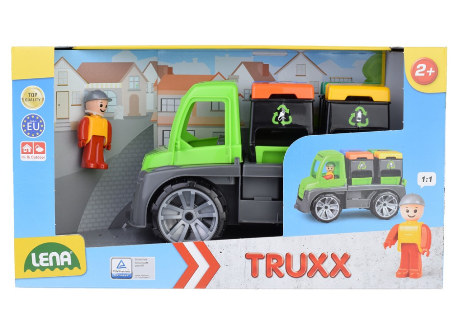 Lena Truxx auto s kontejnery