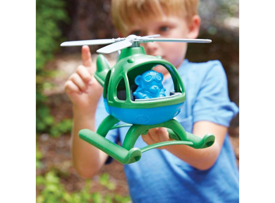 Green Toys Vrtulník modrý