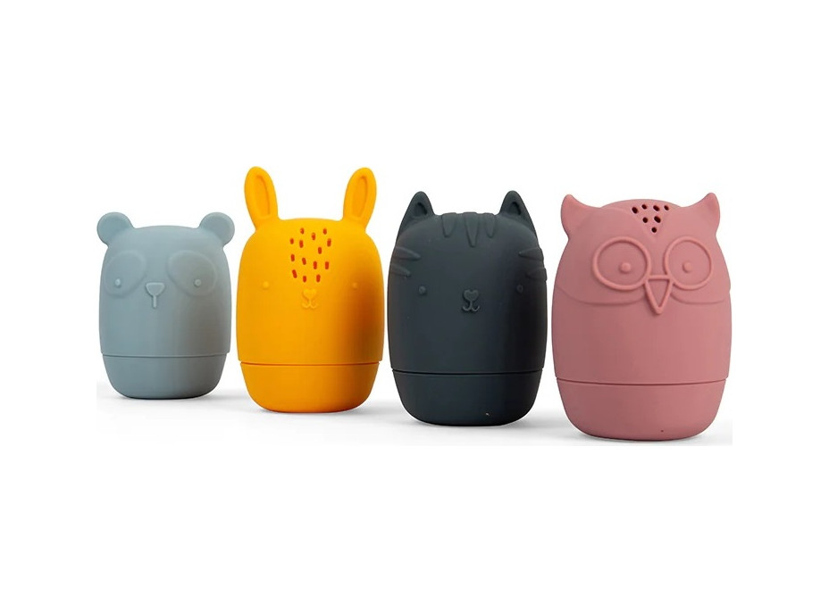 Bigjigs Toys Silikonová mačkací zvířátka do koupele