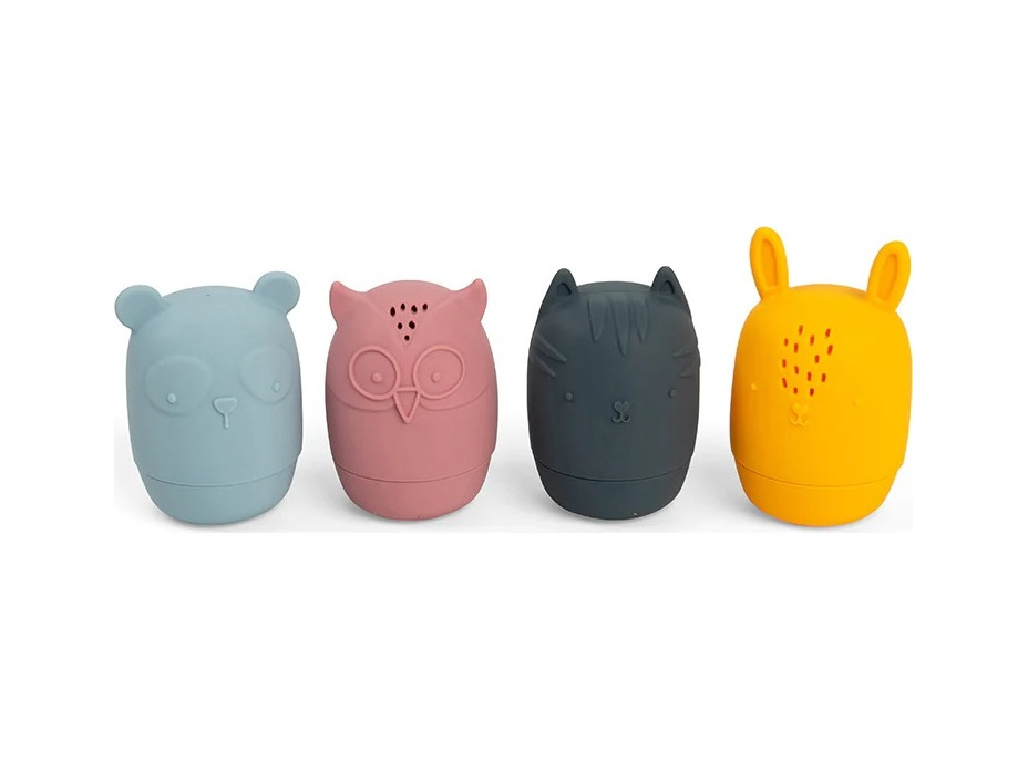 Bigjigs Toys Silikonová mačkací zvířátka do koupele