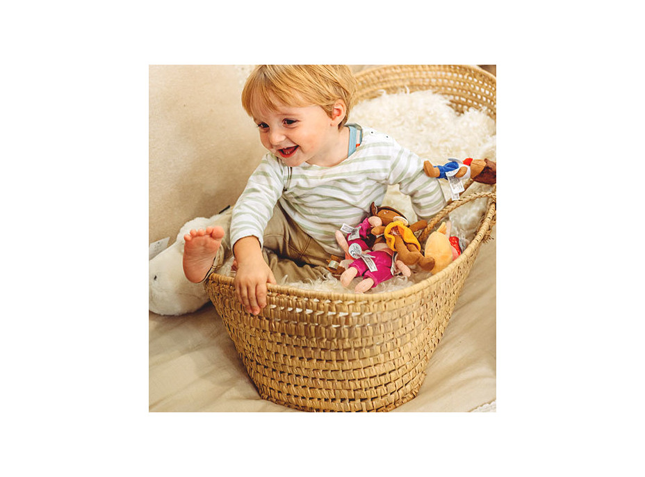 Doudou Jolijou Panenka Enzo 16 cm modrá