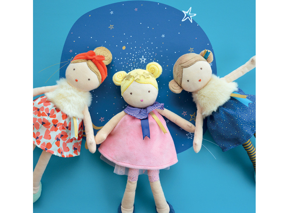 Doudou Jolijou Maková panenka Vintages 30 cm