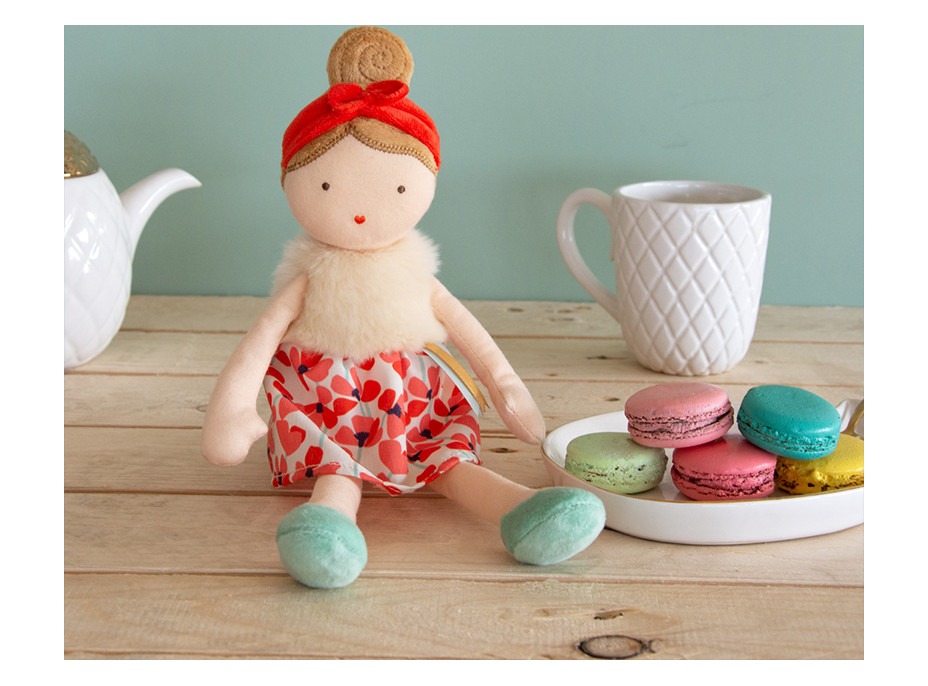 Doudou Jolijou Maková panenka Vintages 30 cm