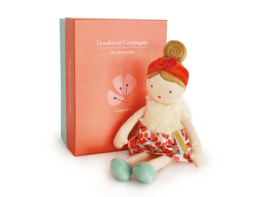 Doudou Jolijou Maková panenka Vintages 30 cm