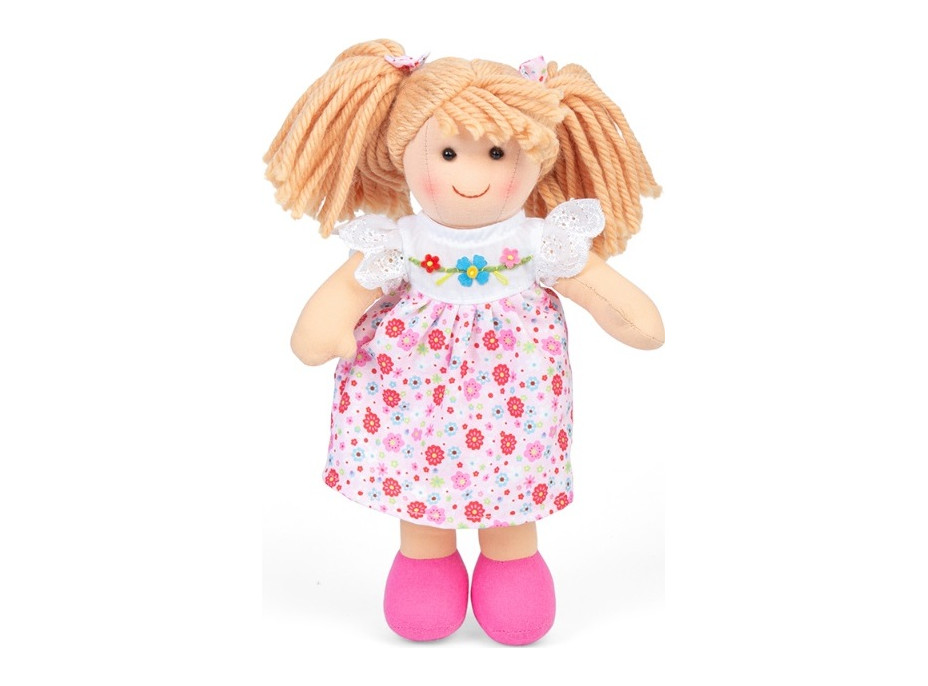 Bigjigs Toys Látková panenka Georgia - malá 25 cm