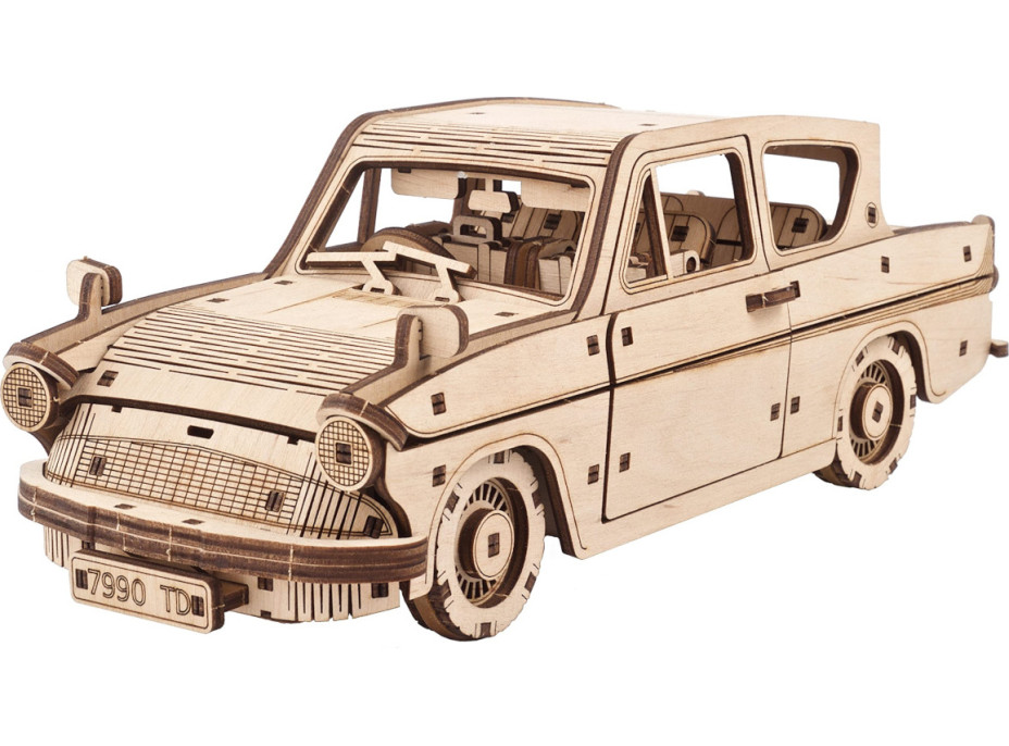 Ugears 3D dřevěné mechanické puzzle Harry Potter Létající Ford Anglia