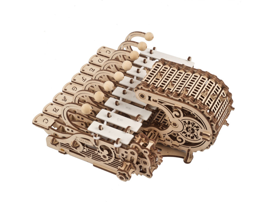 Ugears 3D dřevěné mechanické puzzle Programovatelná celesta