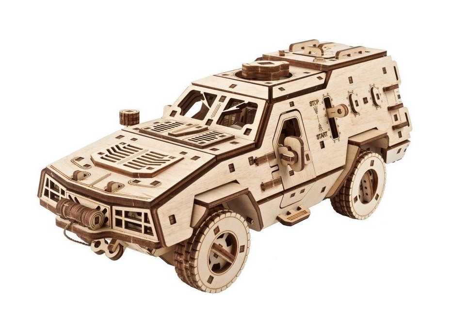 Ugears 3D dřevěné mechanické puzzle Dozor-B Combat Vehicle