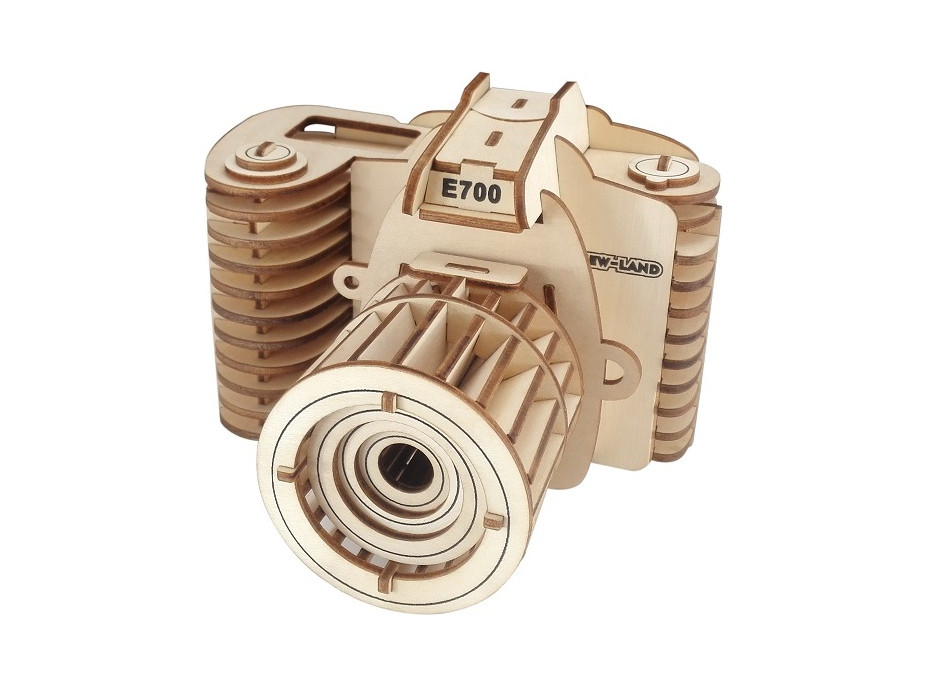 Woodcraft Dřevěné 3D puzzle Foťák