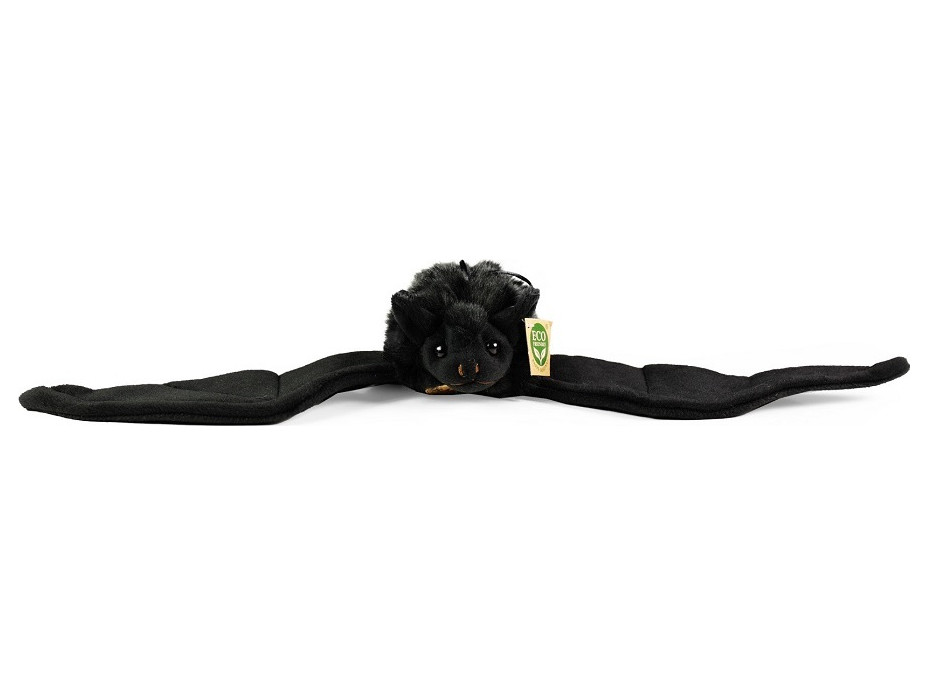 Rappa Plyšový netopýr černý 16 cm ECO-FRIENDLY