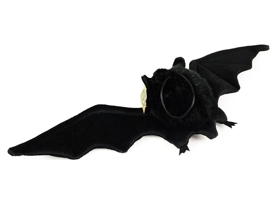 Rappa Plyšový netopýr černý 16 cm ECO-FRIENDLY